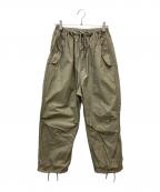 H BEAUTY&YOUTHエイチ ビューティー&ユース）の古着「OLMETEX FATIGUE EASY PANTS」｜グリーン