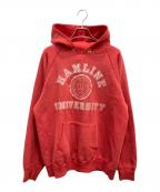 Championチャンピオン）の古着「カレッジロゴパーカー」｜レッド