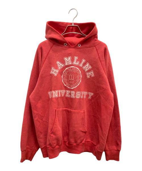 Champion（チャンピオン）Champion (チャンピオン) カレッジロゴパーカー レッド サイズ:Lの古着・服飾アイテム