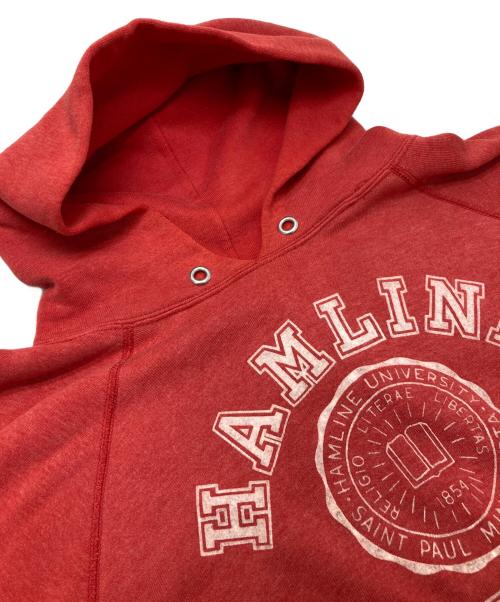 Champion（チャンピオン）Champion (チャンピオン) カレッジロゴパーカー レッド サイズ:Lの古着・服飾アイテム