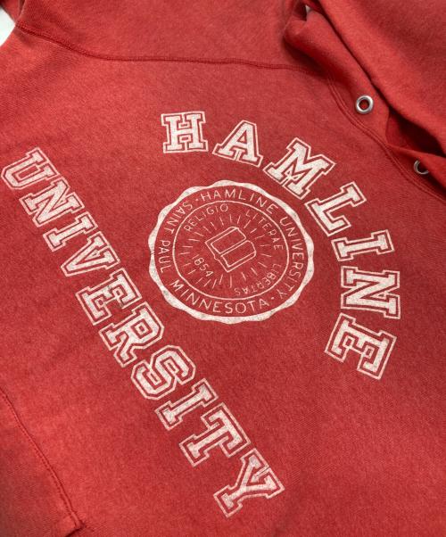 Champion（チャンピオン）Champion (チャンピオン) カレッジロゴパーカー レッド サイズ:Lの古着・服飾アイテム