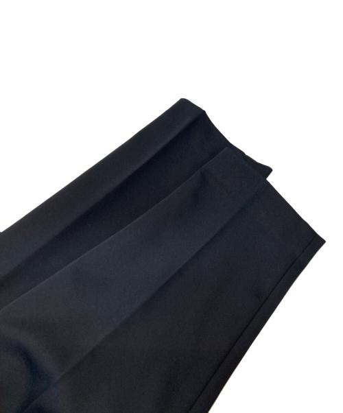 qualite（カリテ）qualite (カリテ) ダブルタックテーパードパンツ ブラック サイズ:38の古着・服飾アイテム