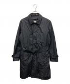 ESTNATIONエストネーション）の古着「ダウンライナー付きステンカラーコート」｜ブラック