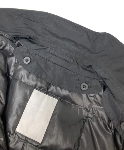 ESTNATION（エストネーション）ESTNATION (エストネーション) ダウンライナー付きステンカラーコート ブラック サイズ:Lの古着・服飾アイテム