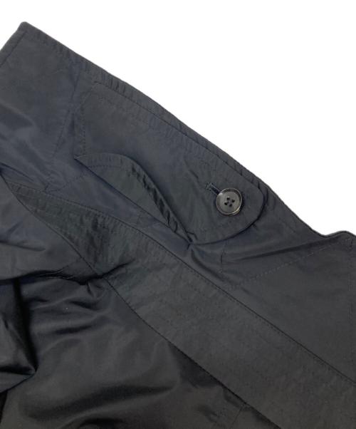 ESTNATION（エストネーション）ESTNATION (エストネーション) ダウンライナー付きステンカラーコート ブラック サイズ:Lの古着・服飾アイテム