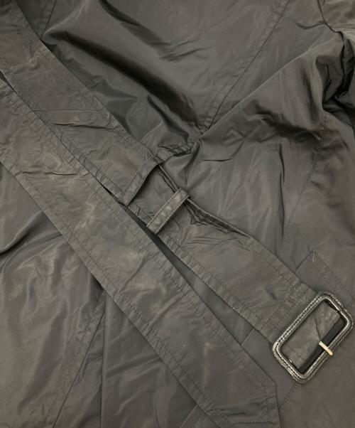 ESTNATION（エストネーション）ESTNATION (エストネーション) ダウンライナー付きステンカラーコート ブラック サイズ:Lの古着・服飾アイテム