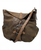 HENRY BEGUELINエンリーベグリン）の古着「レザーショルダーバッグ」｜ブラウン