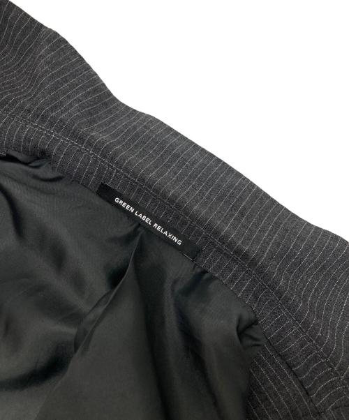 green label relaxing（グリーンレーベルリラクシング）green label relaxing (グリーンレーベルリラクシング) ピンストライプ セットアップスーツ グレー サイズ:44の古着・服飾アイテム
