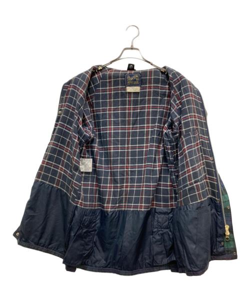 HAVEN（ヘイブン）HAVEN (ヘイブン) オイルドジャケット カーキ×ネイビー サイズ:38の古着・服飾アイテム