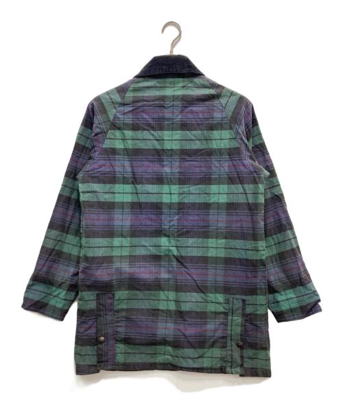 HAVEN（ヘイブン）HAVEN (ヘイブン) オイルドジャケット カーキ×ネイビー サイズ:38の古着・服飾アイテム