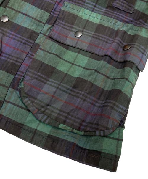 HAVEN（ヘイブン）HAVEN (ヘイブン) オイルドジャケット カーキ×ネイビー サイズ:38の古着・服飾アイテム