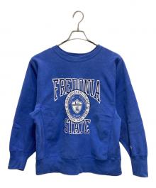 Champion REVERSE WEAVE（チャンピオン リバース ウィーブ）の古着「カレッジスウェット」｜ブルー
