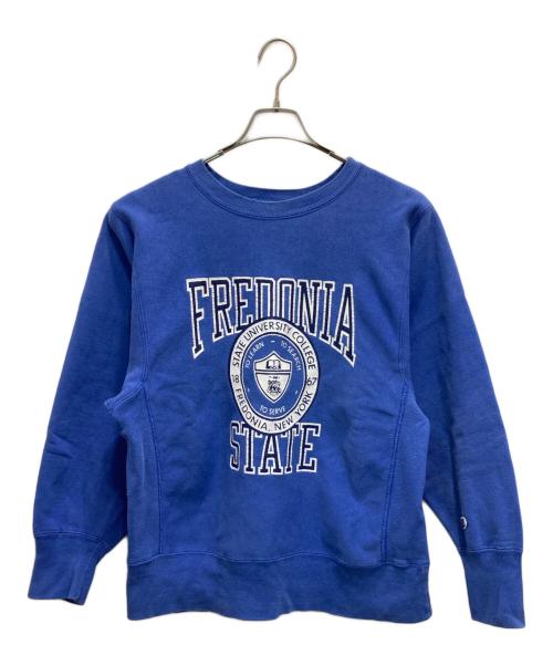 Champion REVERSE WEAVE（チャンピオン リバース ウィーブ）Champion REVERSE WEAVE (チャンピオン リバース ウィーブ) カレッジスウェット ブルー サイズ:Mの古着・服飾アイテム