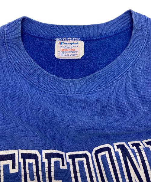Champion REVERSE WEAVE（チャンピオン リバース ウィーブ）Champion REVERSE WEAVE (チャンピオン リバース ウィーブ) カレッジスウェット ブルー サイズ:Mの古着・服飾アイテム