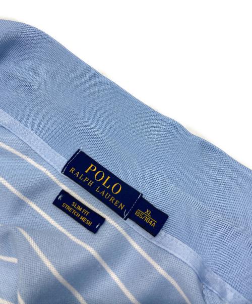 POLO RALPH LAUREN（ポロ・ラルフローレン）POLO RALPH LAUREN (ポロ・ラルフローレン) ポロシャツ ブルー サイズ:XLの古着・服飾アイテム
