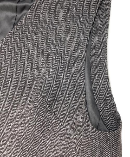 BEAUTY&YOUTH（ビューティーアンドユース）BEAUTY&YOUTH (ビューティーアンドユース) ヘリンボーン ジャンパースカート＆ジレ ―2WAY― グレー サイズ:Sの古着・服飾アイテム