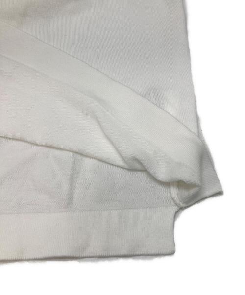 GRAN SASSO（グランサッソ）GRAN SASSO (グランサッソ) 12ゲージソフトコットンクルーネックニット ホワイト サイズ:不明(実寸参照)の古着・服飾アイテム