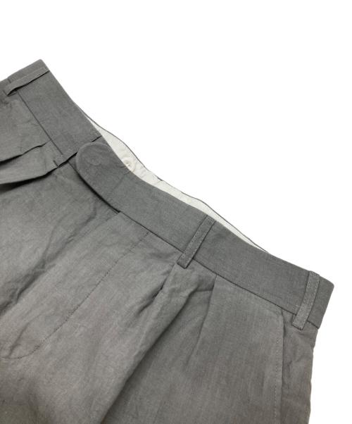 CORDINGS（コーディングス）CORDINGS (コーディングス) リネントラウザーズ グレー サイズ:W34の古着・服飾アイテム