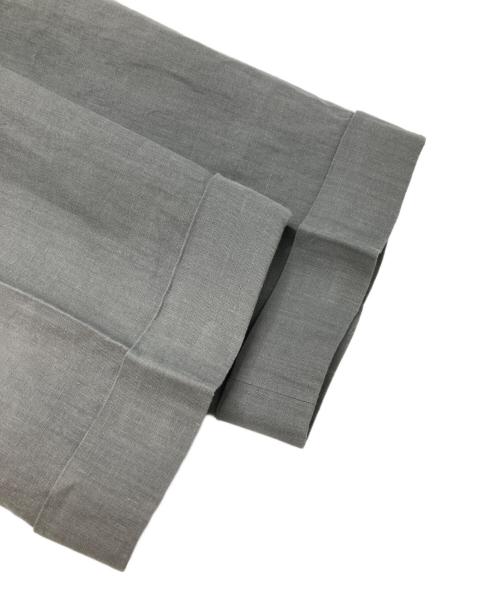 CORDINGS（コーディングス）CORDINGS (コーディングス) リネントラウザーズ グレー サイズ:W34の古着・服飾アイテム