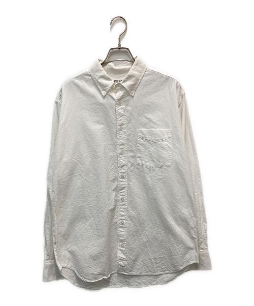 SERO（セロ）SERO (セロ) ボタンダウンシャツ ホワイト サイズ:Mの古着・服飾アイテム