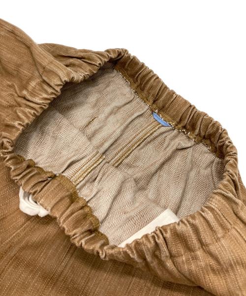 kenneth field（ケネスフィールド）kenneth field (ケネスフィールド) BEAMS PLUS (ビームスプラス) EZ SHORTS KAKISHIBU DENIM ブラウン サイズ:Mの古着・服飾アイテム