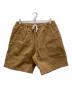 kenneth field（ケネスフィールド）の古着「EZ SHORTS KAKISHIBU DENIM」｜ブラウン
