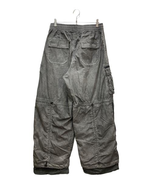 DNSR（ディーエヌエスアール）DNSR (ディーエヌエスアール) カーゴパンツ グレー サイズ:Lの古着・服飾アイテム