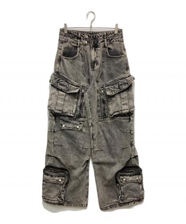 中古・古着通販】peoplestyle (ピープルスタイル) デニムカーゴパンツ