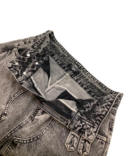 peoplestyle（ピープルスタイル）peoplestyle (ピープルスタイル) デニムカーゴパンツ グレー サイズ:Lの古着・服飾アイテム