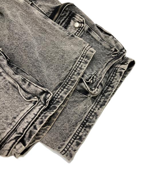 peoplestyle（ピープルスタイル）peoplestyle (ピープルスタイル) デニムカーゴパンツ グレー サイズ:Lの古着・服飾アイテム