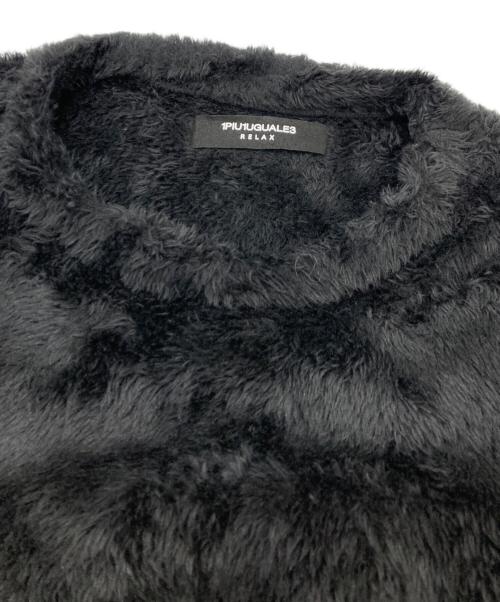 1PIU1UGUALE3 RELAX（ウノピゥウノウグァーレトレ リラックス）1piu1uguale3 relax (ウノピゥウノウグァーレトレ リラックス) スウェット ブラック サイズ:Lの古着・服飾アイテム