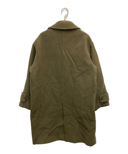 JOURNAL STANDARD relume（ジャーナルスタンダード レリューム）JOURNAL STANDARD relume (ジャーナルスタンダード レリューム) ピュアラムロングコクーンコート オリーブ サイズ:36の古着・服飾アイテム