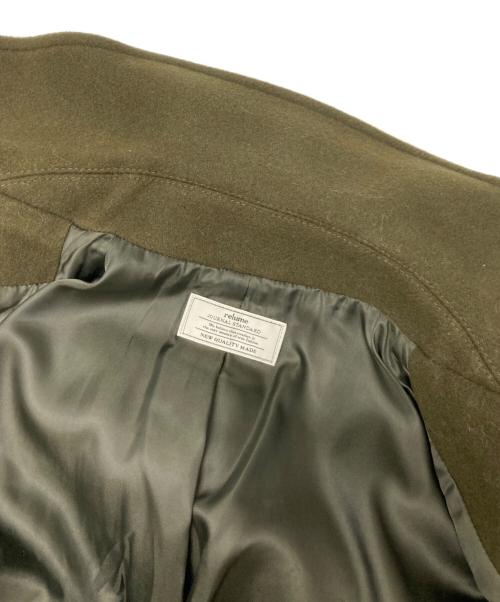 JOURNAL STANDARD relume（ジャーナルスタンダード レリューム）JOURNAL STANDARD relume (ジャーナルスタンダード レリューム) ピュアラムロングコクーンコート オリーブ サイズ:36の古着・服飾アイテム