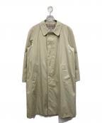 Aquascutumアクアスキュータム）の古着「ステンカラーコート」｜ベージュ