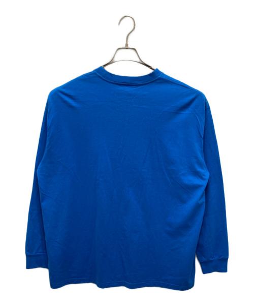 Graphpaper（グラフペーパー）Graphpaper (グラフペーパー) Jersey Oversized L/S Pocket Tee ブルー サイズ:Fの古着・服飾アイテム