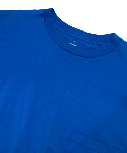 Graphpaper（グラフペーパー）Graphpaper (グラフペーパー) Jersey Oversized L/S Pocket Tee ブルー サイズ:Fの古着・服飾アイテム