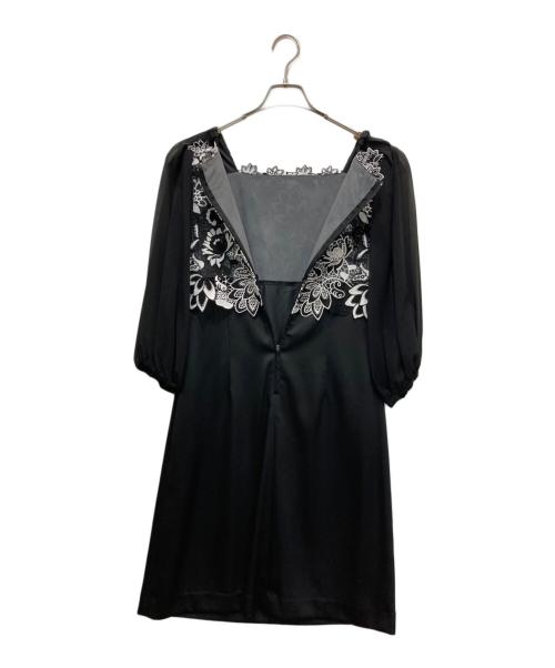 CHRISCELIN（クリスセリーン）CHRISCELIN (クリスセリーン) ブラウスワンピース ブラック サイズ:38 未使用品の古着・服飾アイテム