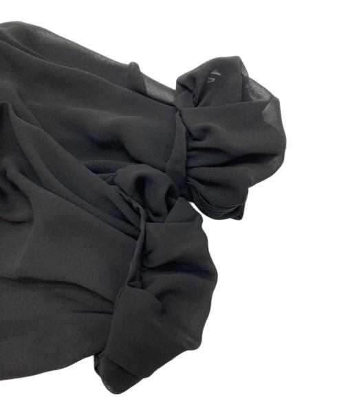 CHRISCELIN（クリスセリーン）CHRISCELIN (クリスセリーン) ブラウスワンピース ブラック サイズ:38 未使用品の古着・服飾アイテム