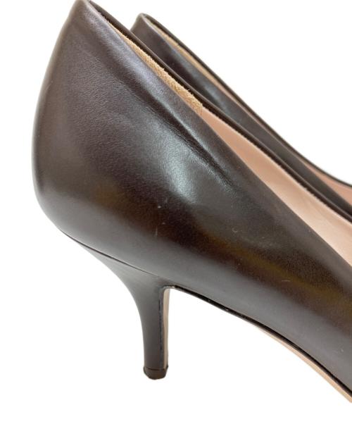 Salvatore Ferragamo（サルヴァトーレ フェラガモ）Salvatore Ferragamo (サルヴァトーレ フェラガモ) ヴァラヒールパンプス ブラウン サイズ:SIZE 7 1/2の古着・服飾アイテム