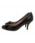Salvatore Ferragamo (サルヴァトーレ フェラガモ) ヴァラヒールパンプス ブラウン サイズ:SIZE 7 1/2：10000円
