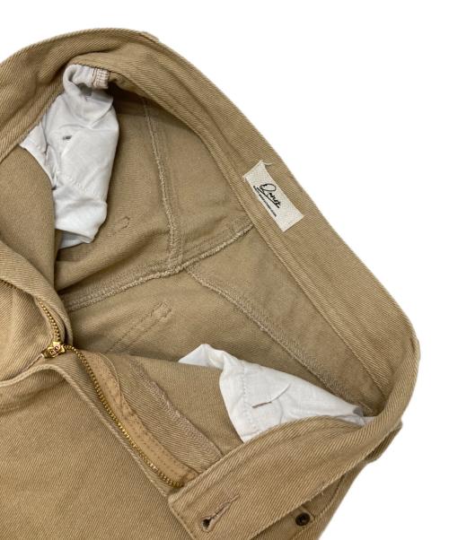 Q.anos（キュアノス）Q.anos (キュアノス) カーブデニムパンツ ブラウン サイズ:TMの古着・服飾アイテム