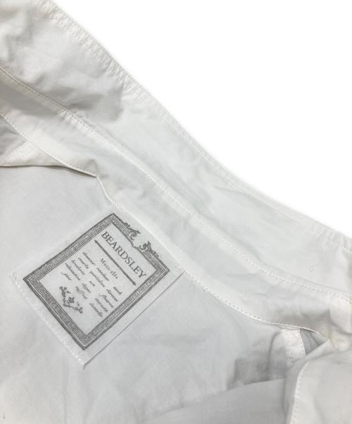 BEARDSLEY（ビアズリー）BEARDSLEY (ビアズリー) ツイードジレ付きシャツ ホワイト×グレー サイズ:FREEの古着・服飾アイテム