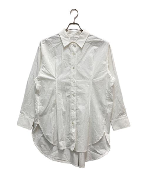 BEARDSLEY（ビアズリー）BEARDSLEY (ビアズリー) ツイードジレ付きシャツ ホワイト×グレー サイズ:FREEの古着・服飾アイテム