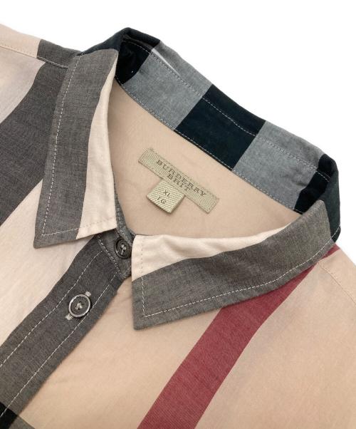 BURBERRY BRIT（バーバリーブリット）BURBERRY BRIT (バーバリーブリット) チェックシャツ ベージュ サイズ:XLの古着・服飾アイテム