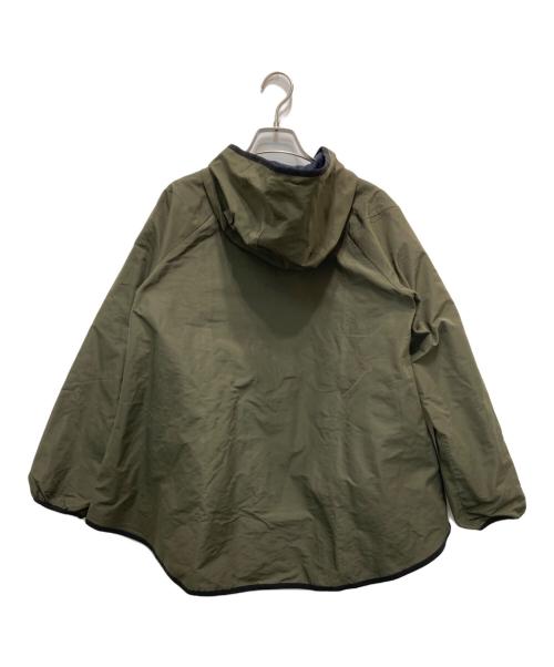 JIL SANDER NAVY（ジルサンダー ネイビー）JIL SANDER NAVY (ジルサンダー ネイビー) アシンメトリーフーデッドジャケット カーキ サイズ:38の古着・服飾アイテム