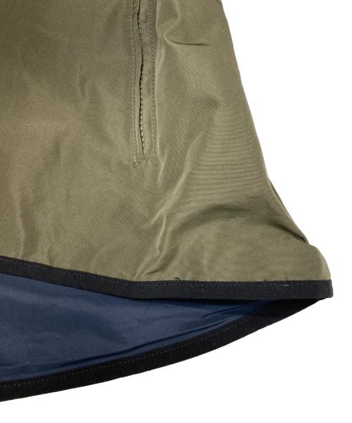 JIL SANDER NAVY（ジルサンダー ネイビー）JIL SANDER NAVY (ジルサンダー ネイビー) アシンメトリーフーデッドジャケット カーキ サイズ:38の古着・服飾アイテム