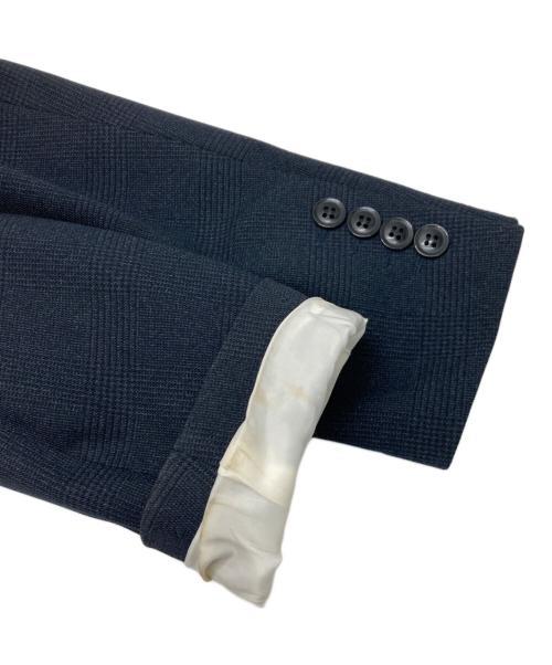MEN's MELROSE（メンズメルローズ）MEN's MELROSE (メンズメルローズ) 2WAYストレッチグレンチェックスーツ ネイビー サイズ:SIZE3の古着・服飾アイテム