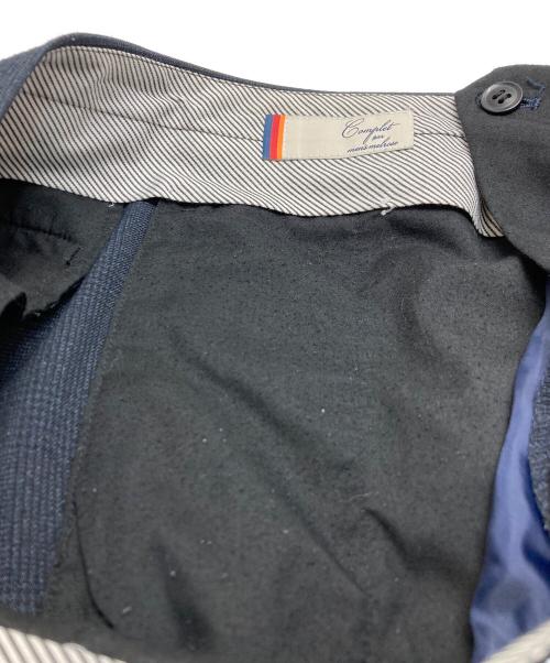 MEN's MELROSE（メンズメルローズ）MEN's MELROSE (メンズメルローズ) 2WAYストレッチグレンチェックスーツ ネイビー サイズ:SIZE3の古着・服飾アイテム