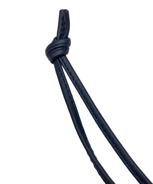 BOTTEGA VENETA（ボッテガベネタ）BOTTEGA VENETA (ボッテガベネタ) イントレチャート スタンプ バッジホルダー ネイビーの古着・服飾アイテム