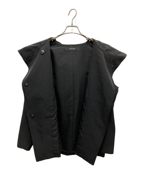 JOURNAL STANDARD（ジャーナルスタンダード）JOURNAL STANDARD (ジャーナルスタンダード) グログランフードコート ブラック サイズ:36の古着・服飾アイテム